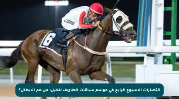 انتصارات الأسبوع الرابع في موسم سباقات الطائف للخيل: من هم الأبطال؟